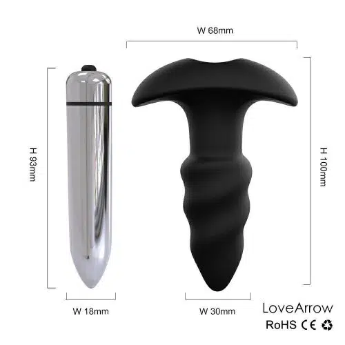 Love Arrow® Anal butt Plug Vibrator Adult Luxury