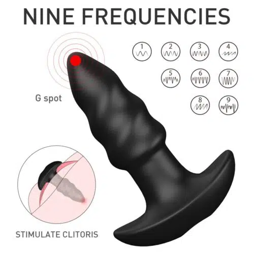 Love Screw Unisex Anal Butt Plug With Remote Adult Luxury