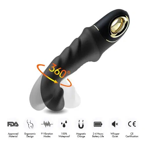 Magic 360 ® Vibrator ( Black) Adult Luxury