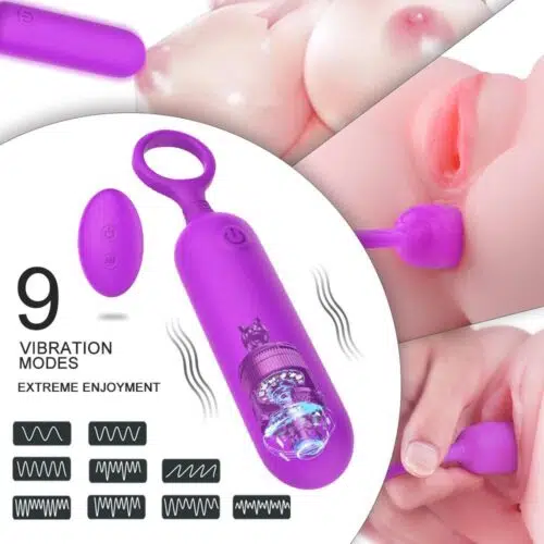 Magic Bliss Unisex 5 in 1 Finger Vibrator With Remote Control Adult Luxury