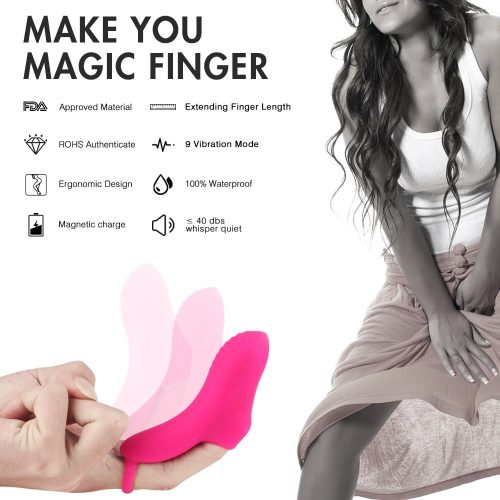 Magic Finger with Remote Control Finger Vibrator Adult Luxury