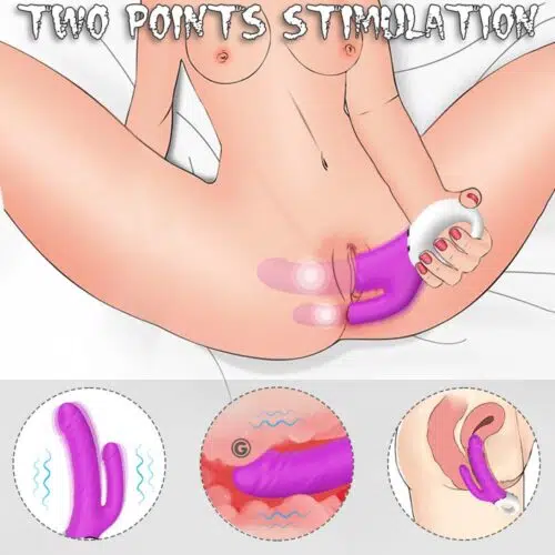 Magnetic Double Deluxe  G-spot, Clitoral and/ or Anal Vibrator  Adult Luxury