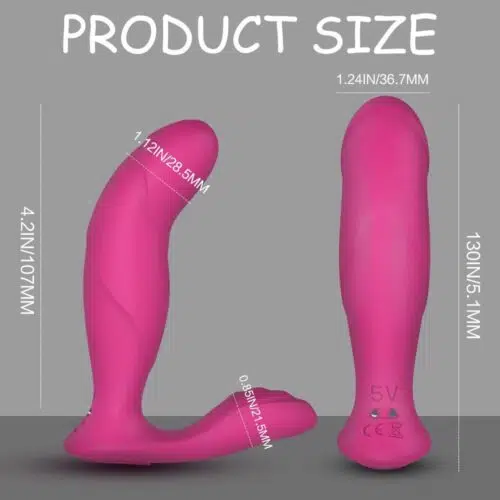 Magnetic Vibrating ProstMagnetic Dual Bliss ( Unisex)(Pink) Vibrator and Prostrate Massager Vibrator Adult Luxury