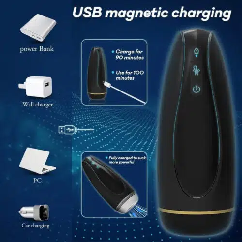Mansto Automatic Mastrubator Magnetic Charged Adult Luxury