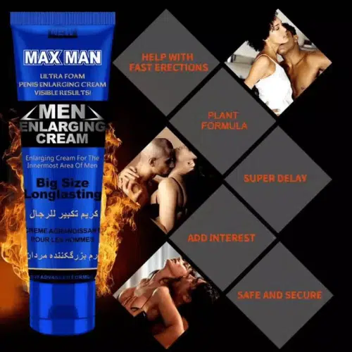 Max Man Penis Enlargement Cream Adult Luxury