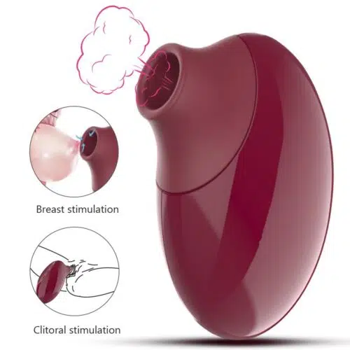 Odyssey Air Vibe® 2 in 1 Air Pulse Vibrator (Red) Adult Luxury
