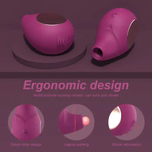 Odyssey Bio Air Vibe® 2 in 1 Vibrator Pink Ergonomic Design Adult Luxury
