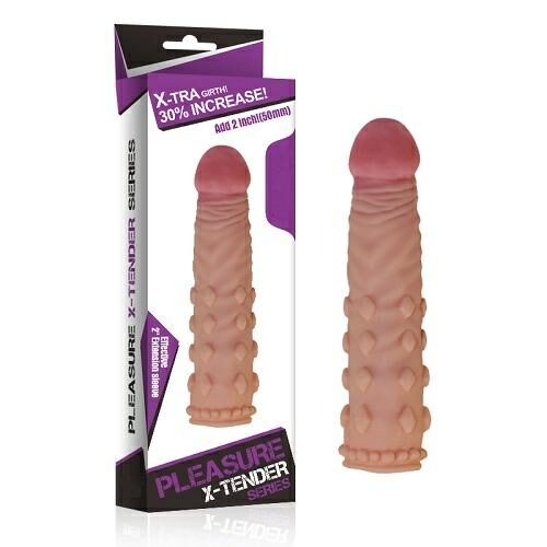 Penis Extender Sleeve + 30% X-Tender (Flesh) Adult Luxury