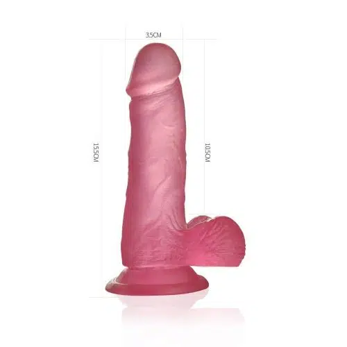 Pink Erotic Pleasure Dildo ( 15.5 cm x 3.5 ) Adult Luxury