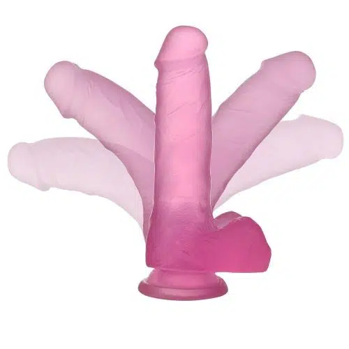 Pink Erotic Pleasure Dildo   (18 cm x 3.5 cm) Adult Luxury