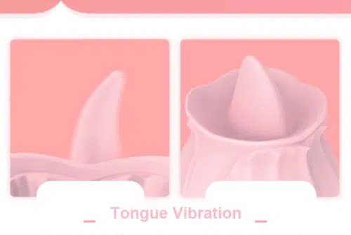 Luxury Rose Tongue Vibrator Adult luxury 