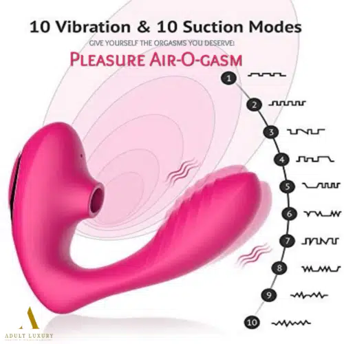 Pleasure Air-O-gasm Sucking Pulsing Vibrator Sex Toy For women Adult Luxury