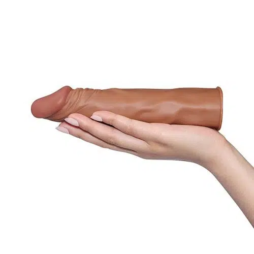 Pleasure X Tender Penis Sleeve (Brown) Adult Luxury
