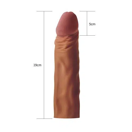 Pleasure X Tender Penis Sleeve (Brown) Adult Luxury