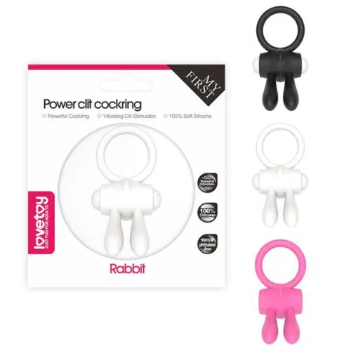 Power Clit Silicone Cockring Adult Luxury