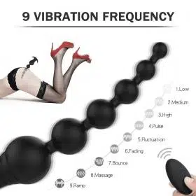 Premuim Vibrating Anal Beads Vibration Frequency Adult Luxury