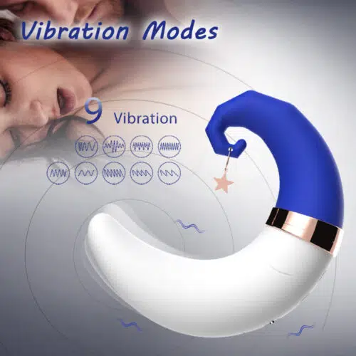 Magic Moon Vibrator Purple 9 Vibration Modes Adult Luxury 
