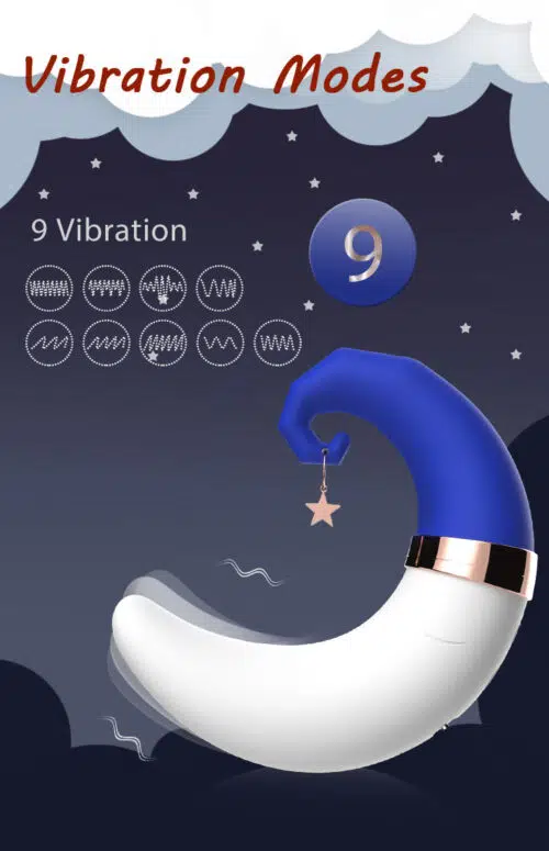Magic Moon Vibrator 9 Vibration Modes Adult Luxury