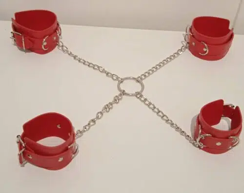 Pure Seduction - Hands & Feet Cuffs With Chain Adult Luxury