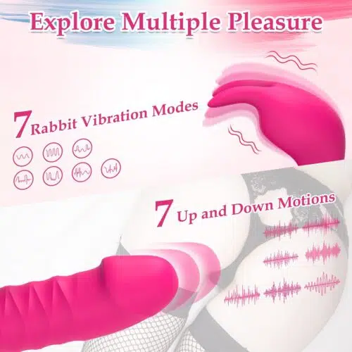 Destiny Thrusting Vibrating Rabbit Vibrator Adult Luxury