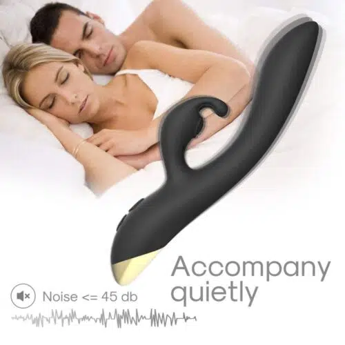 Bonnie® The Quiet Bunny (Black) Vibrator Adult Luxury