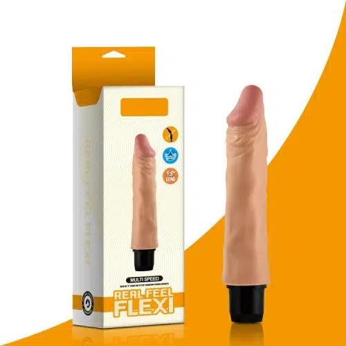 Real Feel Flexi Vibrating Dildo (23 cm x 4.2 cm) Adult Luxury