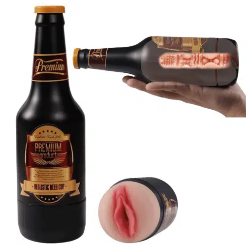 Realistic Beer Cup Masturbator Sex Toy Adult Luxury