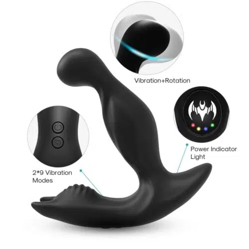 Remote Control Silent Prostate Massager Adult Luxury