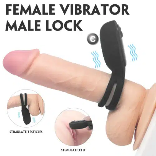 Magic Bullet Cock Ring (Black) Female Vibrator And Cock Ring  Adult Luxury