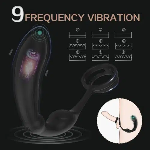 Cock Ring & Prostate Massager Adult Luxury