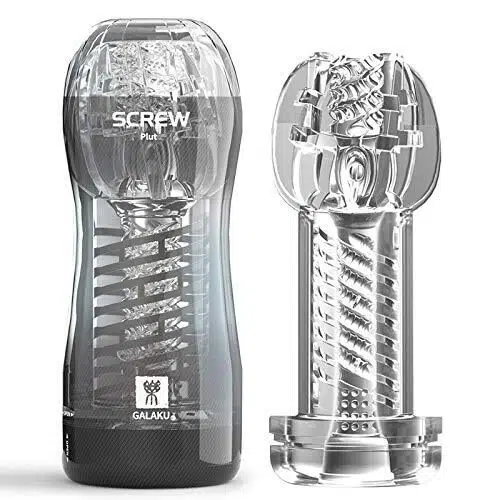SCREW III Turbo Sucking Masturbator (Grey) Adult Luxury