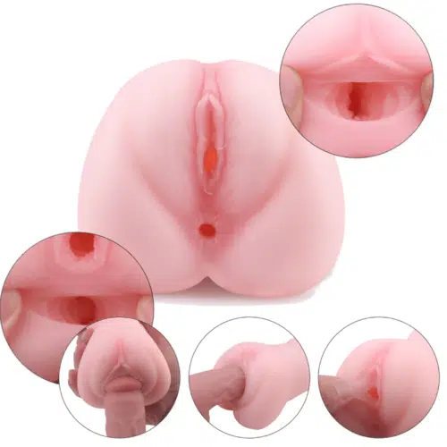 Double Penetration Masturbator Sex Toy For Men Adult Luxury