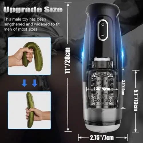 6 in 1 Tropical Storm Thrusting Rotating Vibrating Automatic Masturbator Sex Toy For Men Adult Luxury