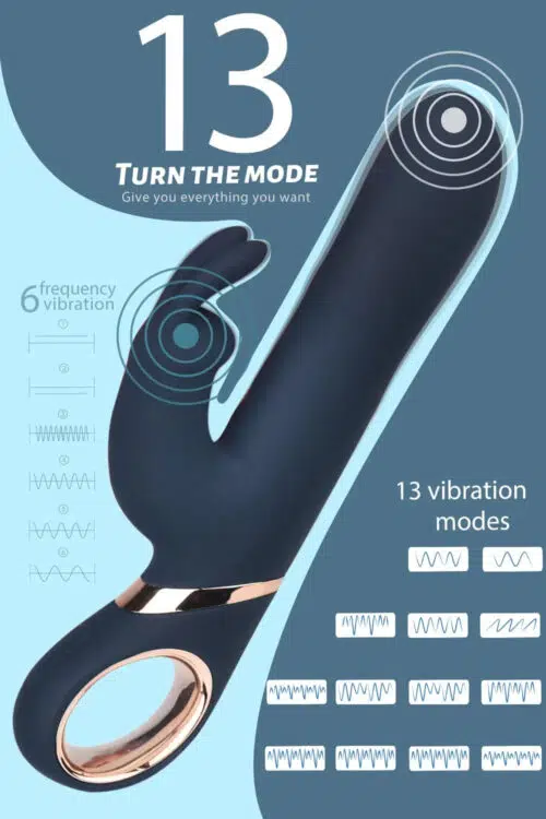 Scarlett Pro Rabbit Vibrator Pink 13 Vibration Modes Adult Luxury