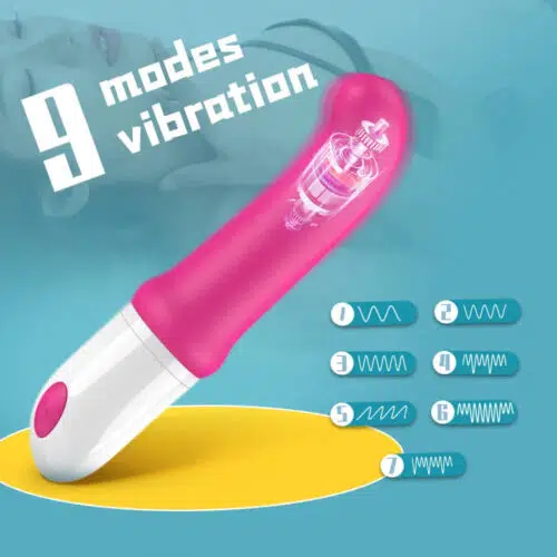 Glide Pink 9 Vibrations Adult Luxury