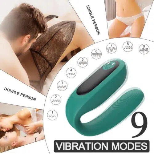 Vibe-Us Couples Vibrator (Green) Adult Luxury