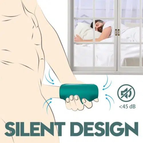 Silent Pleasure Stroker Sex Toy For Men (Green) Adult Luxury