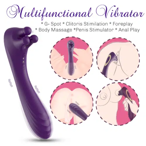 Radisson 6 in 1 Relaxations Massager & Vibrator 3 in 1 (Purple) Adult luxury
