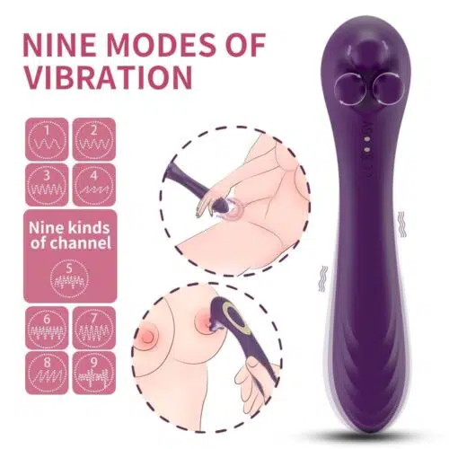 Radisson 6 in 1 Relaxations Massager & Vibrator 3 in 1 (Purple) Adult luxury