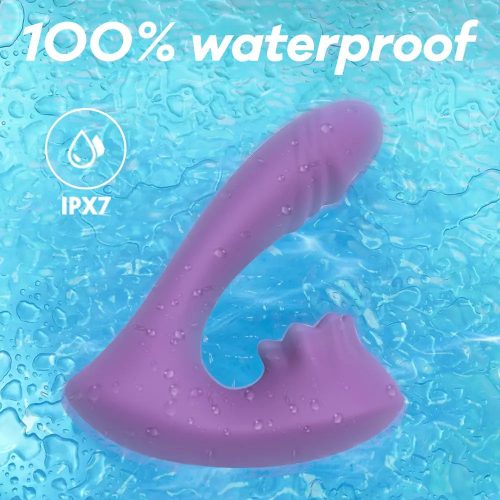 The One And Only 3 in 1 Licking Bio Air Vibrator (Purple) Waterproof Adult Luxury