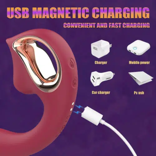 Suction Vibrator Adult Luxury Power Charger **