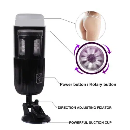 Alexia Realistic Vagina Automatic Luxury Smart-Vioce Rotating Masturbator Adult Luxury