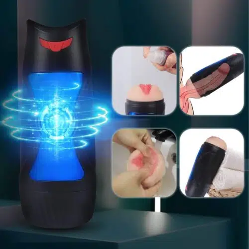 Max-Rapture Bio-Air Vibrating Stimulator: Masturbator Adult Luxury