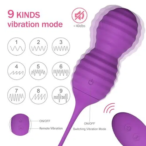 Satisfyer Share Vibe Remote Control (Purple) Vibrating Kegel Balls Adult Luxury