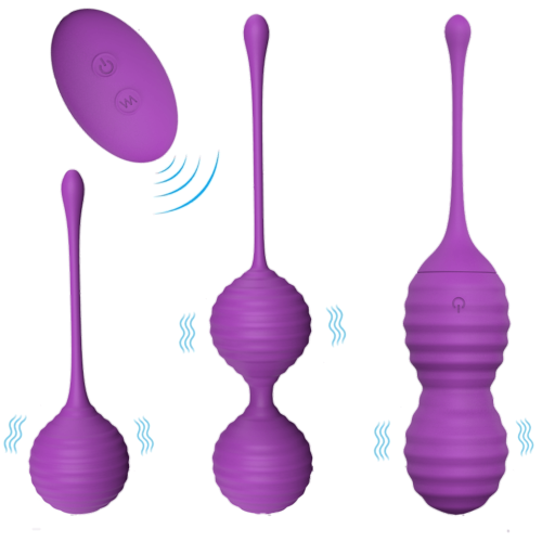 Satisfyer Share Vibe Remote Control (Purple) Vibrating Kegel Balls Adult Luxury