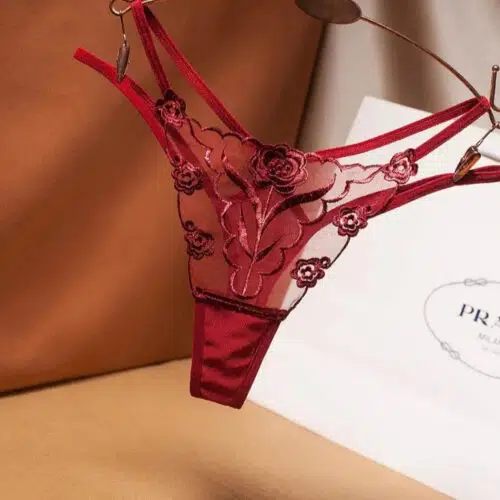 Scarlet G- String (Wine Red) Sexy Underwear Adult Luxury