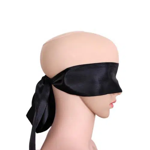 Silk Mask Sexy Clothes ( Black) Adult Luxury