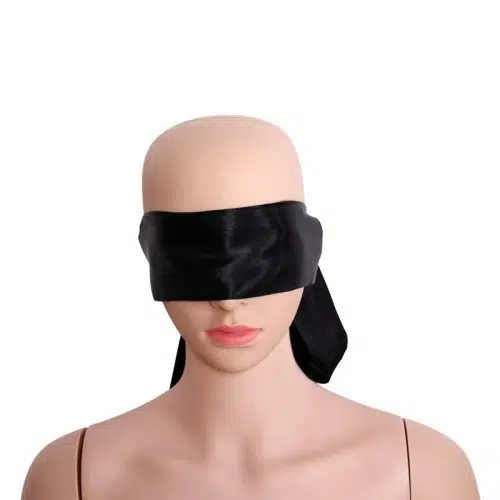 Silk Mask Sexy Clothes ( Black) Adult Luxury