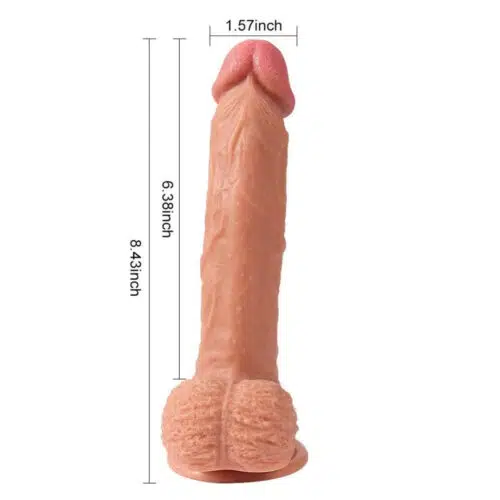 Superhuman: Realistic Dildo With Strap On Harness Size And Dimensions Adult Luxury