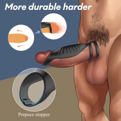 Superstud Tripple Cock Ring Vibrator - With Remote Adult Luxury